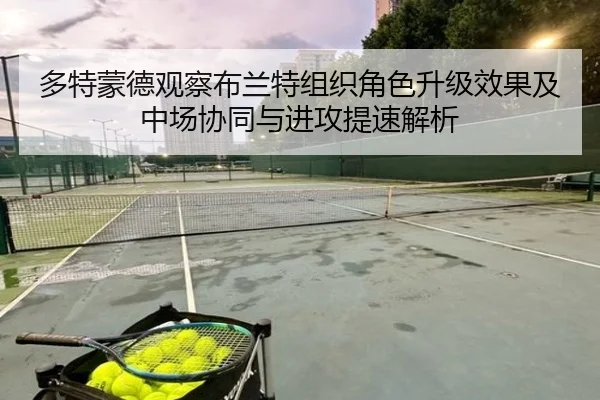 多特蒙德观察布兰特组织角色升级效果及中场协同与进攻提速解析